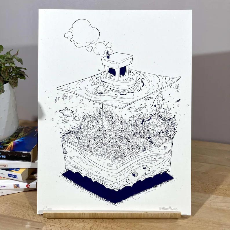 Détail sérigraphie A2